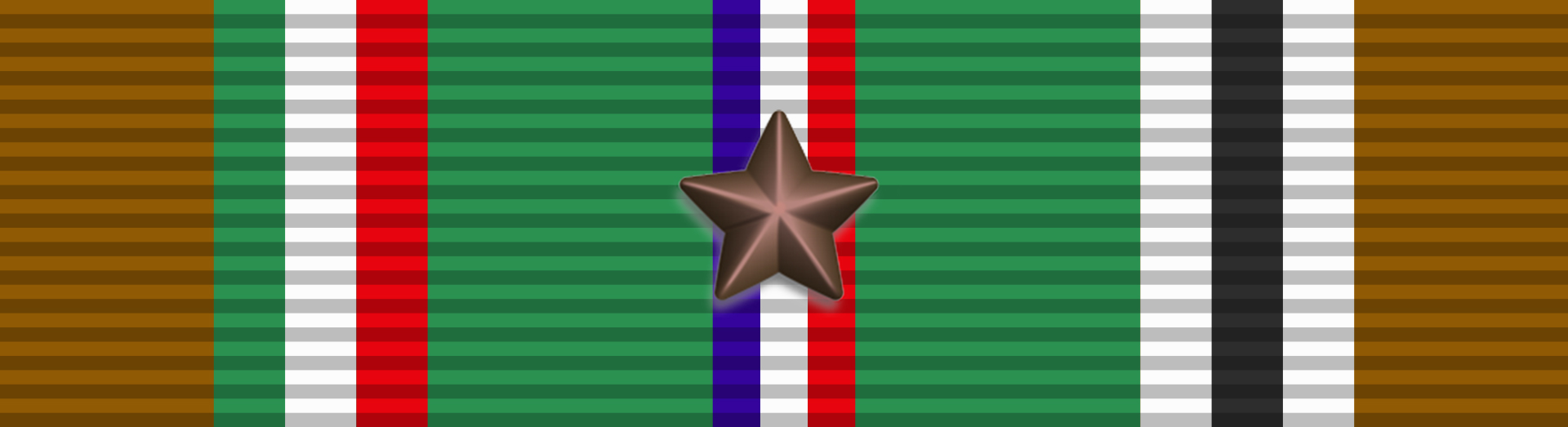 European African Middle Eastern Campaign Medal with one Bronze campaign star