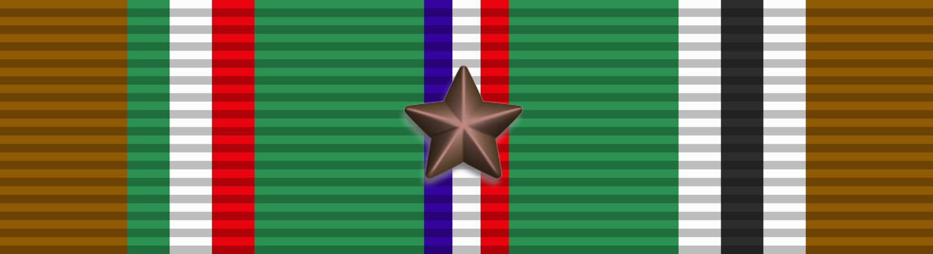 European African Middle Eastern Campaign Medal with four Bronze campaign stars